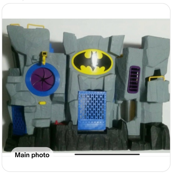 Fisher Price Batman Bat Cave Fold Up Playset 23” x 16” - Picture 1 of 5